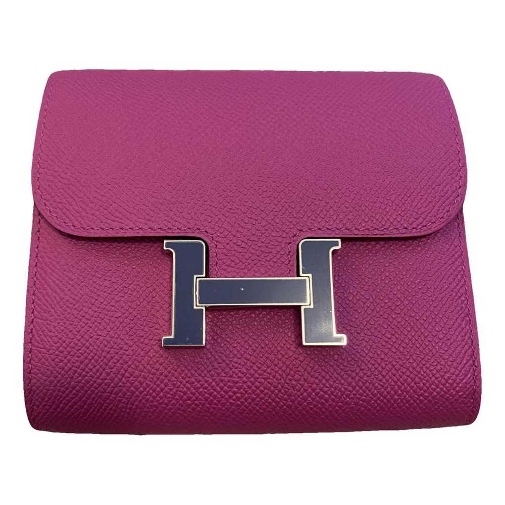 Hermès Constance Slim leather wallet - image 1