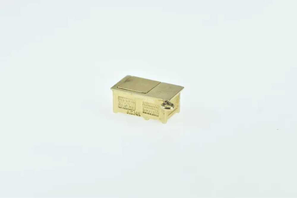 14K 3D Articulated Desk Typewriter Writer Charm/P… - image 2