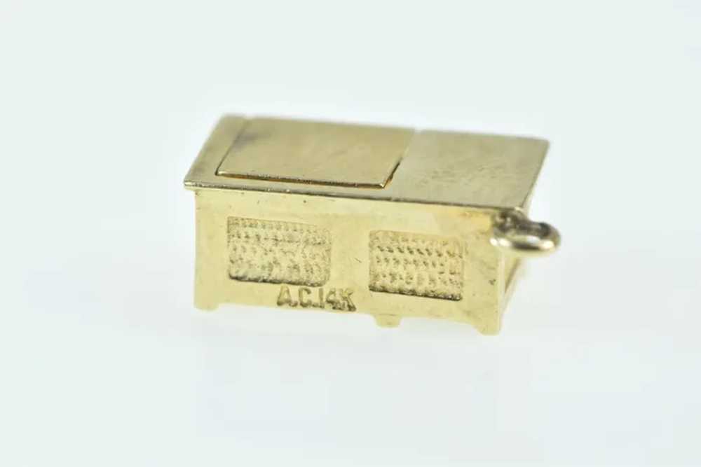 14K 3D Articulated Desk Typewriter Writer Charm/P… - image 3