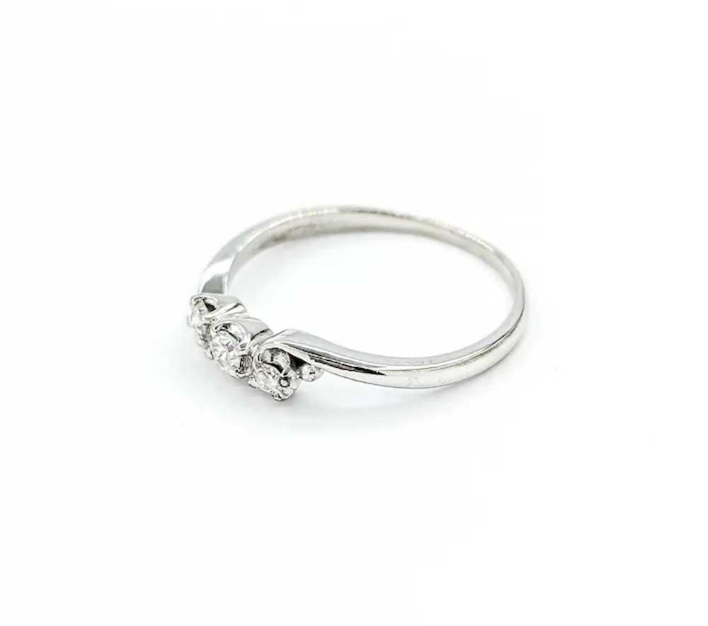 Elegant Diamond Bridal Ring in 14k White Gold - image 5