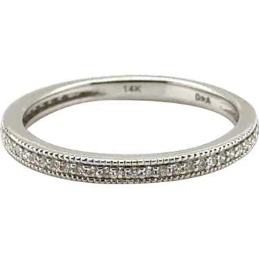 Anniversary Diamond Ring Wedding Band Mined F-G V… - image 1