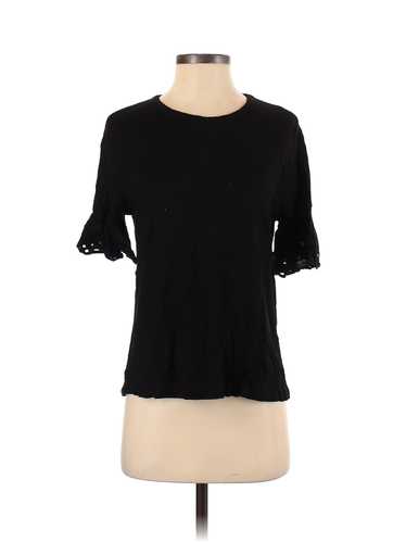 K & C Women Black Short Sleeve Top S