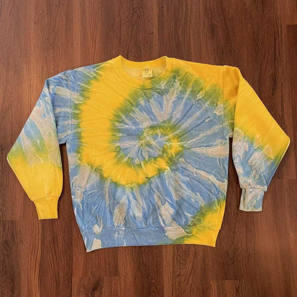 Delta Vtg Delta Tie Dye Hoodie Adult L Multicolor… - image 2