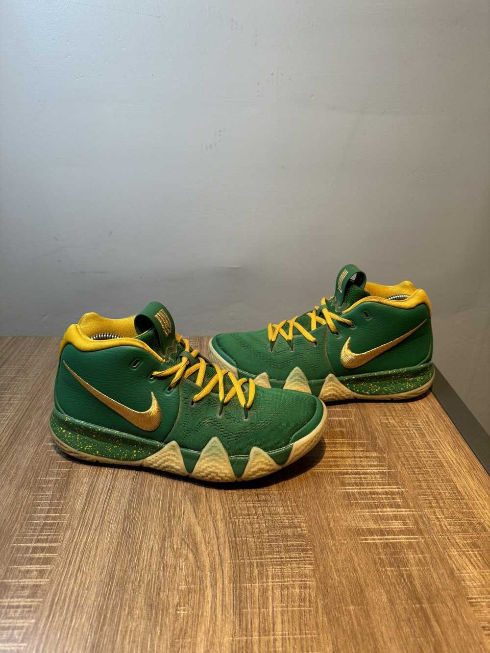 Nike Nike Kyrie 4 ID By You Green Basketball Shoe… - image 2