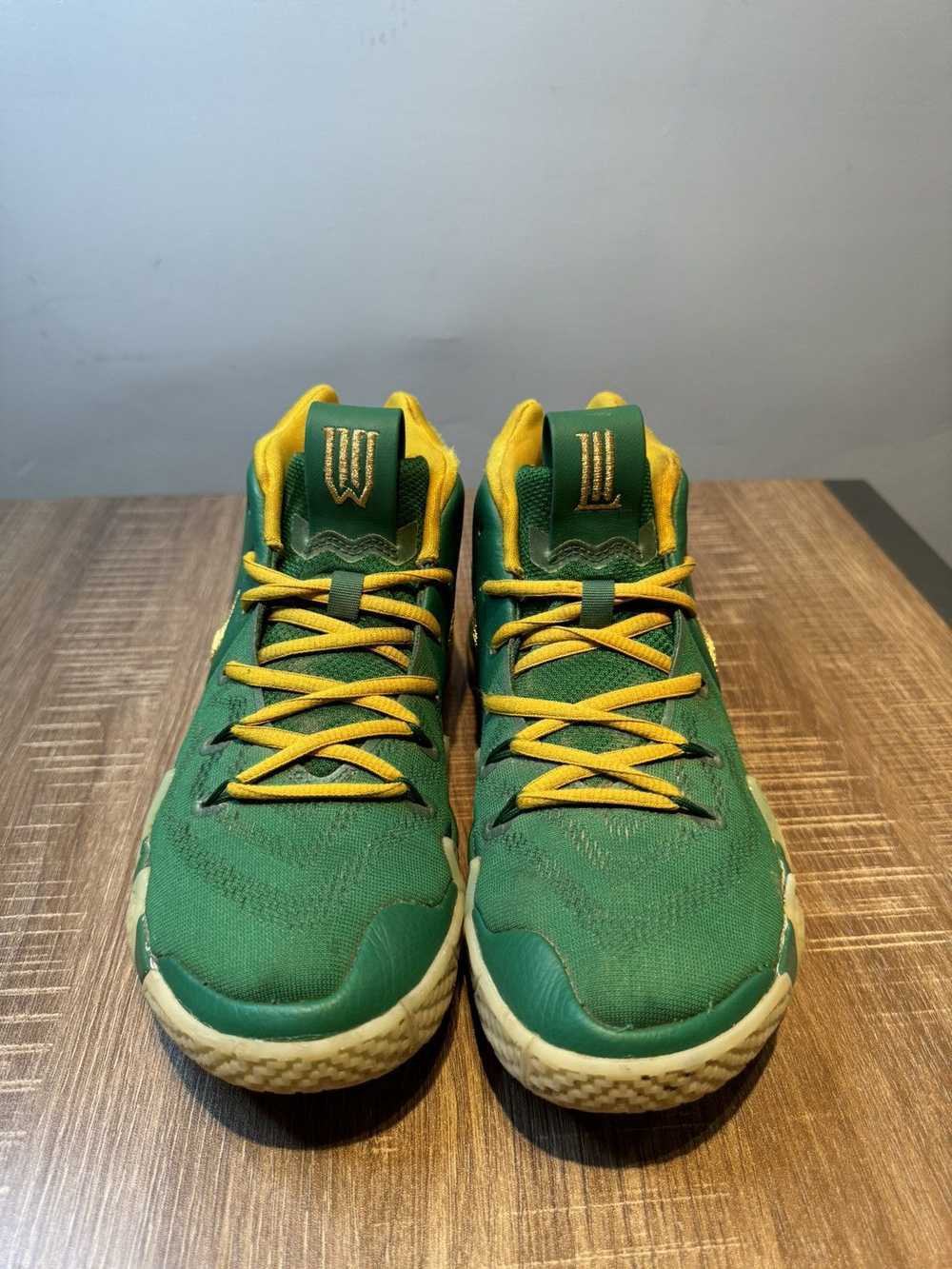 Nike Nike Kyrie 4 ID By You Green Basketball Shoe… - image 3