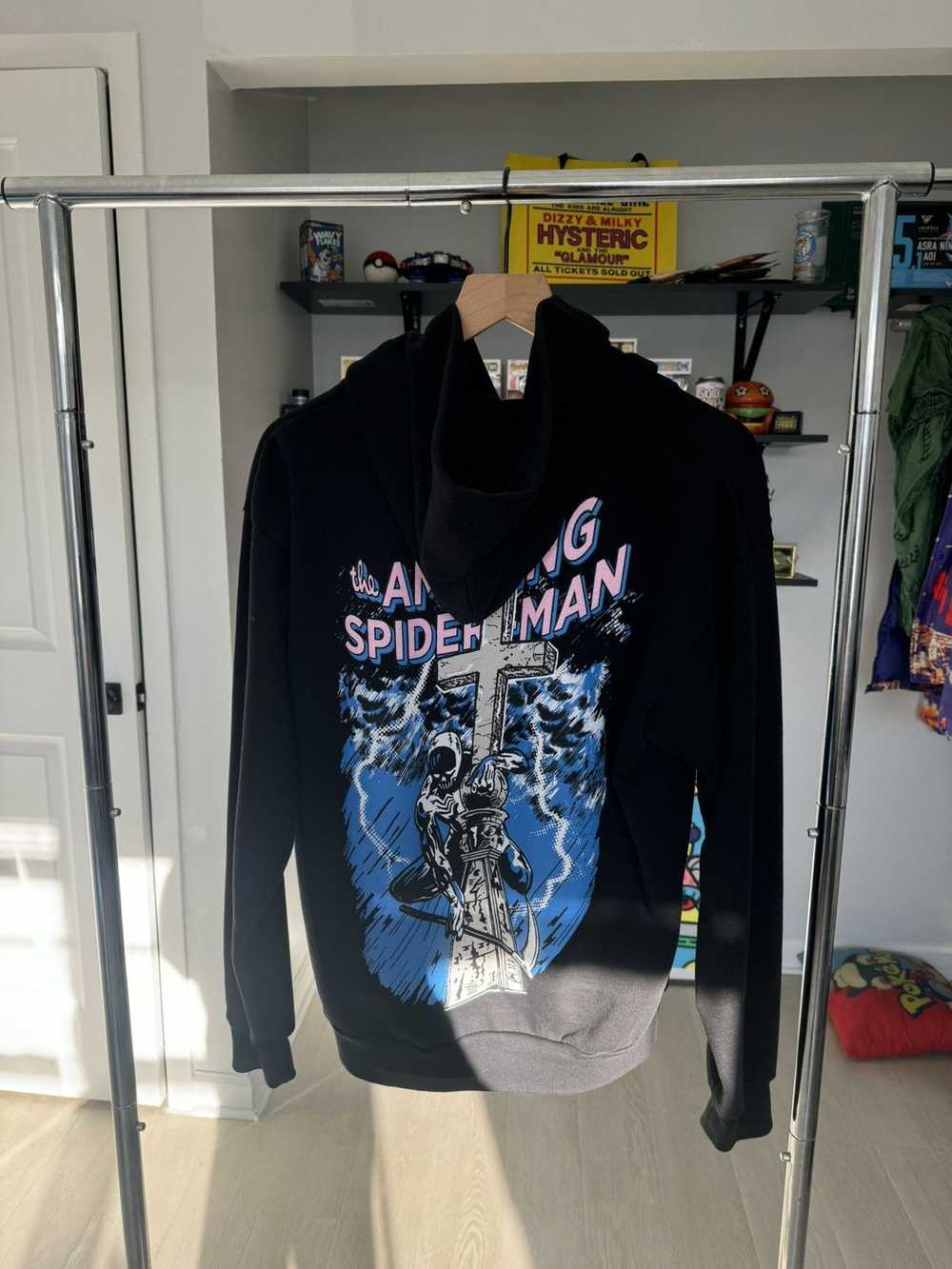 Warren Lotas Warren Lotas Spiderman Hoodie - image 1