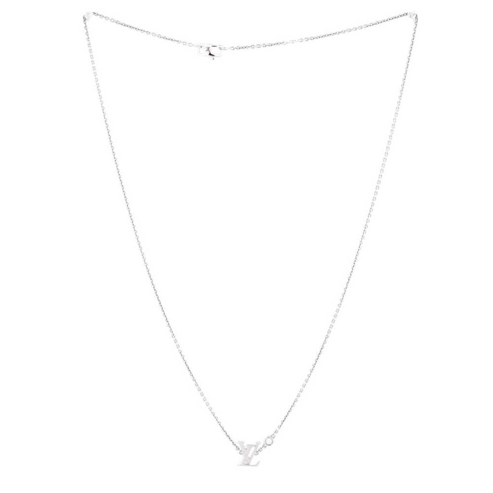 Louis Vuitton White gold necklace - image 3