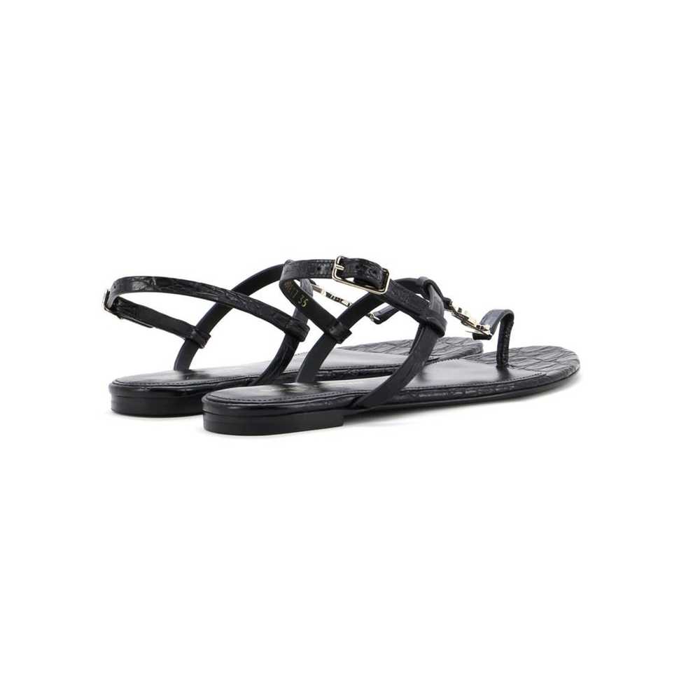 Saint Laurent Leather sandal - image 3