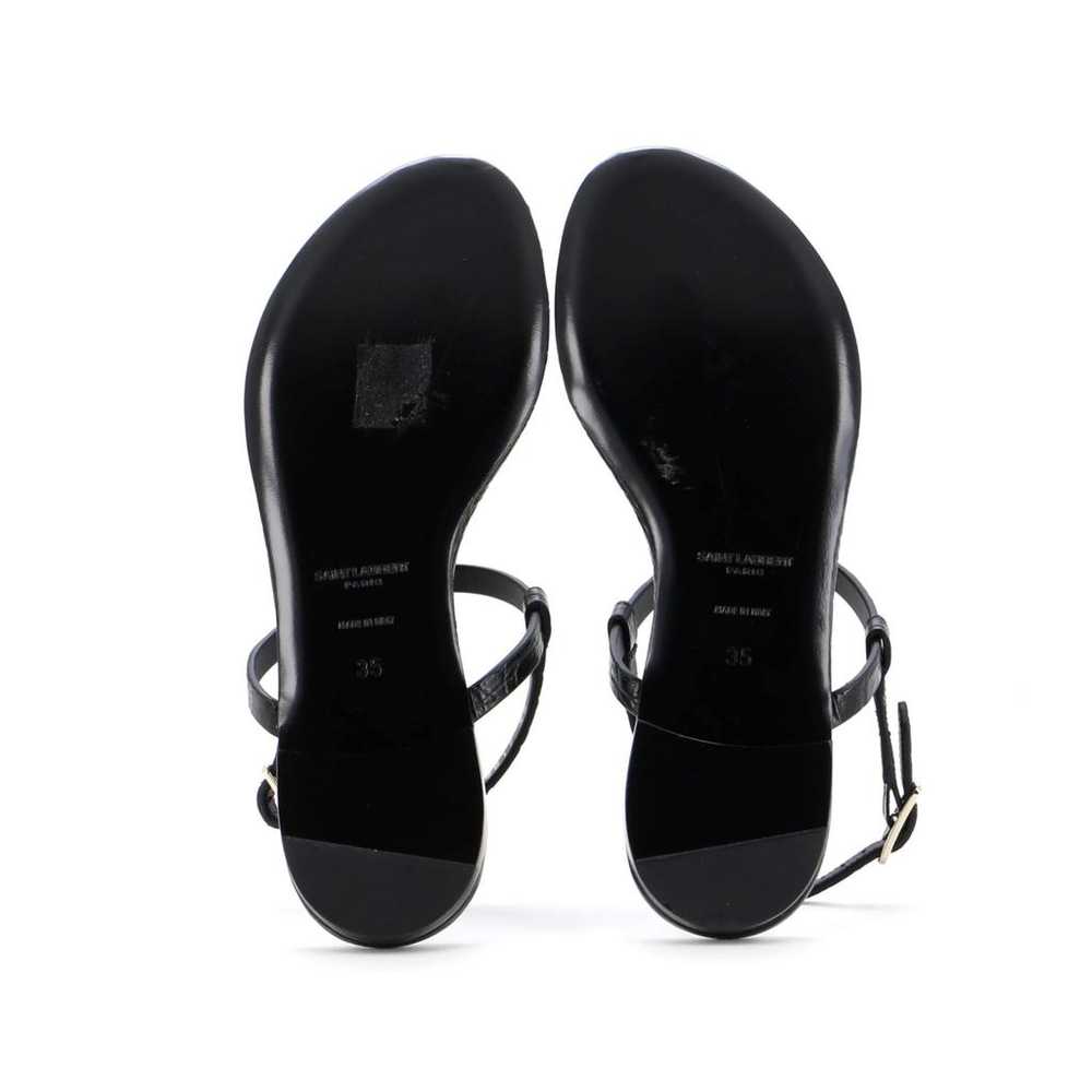 Saint Laurent Leather sandal - image 4