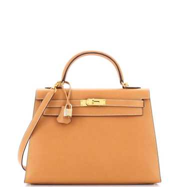 Hermès Kelly 32 leather handbag