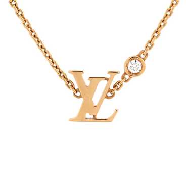 Louis Vuitton Pink gold necklace