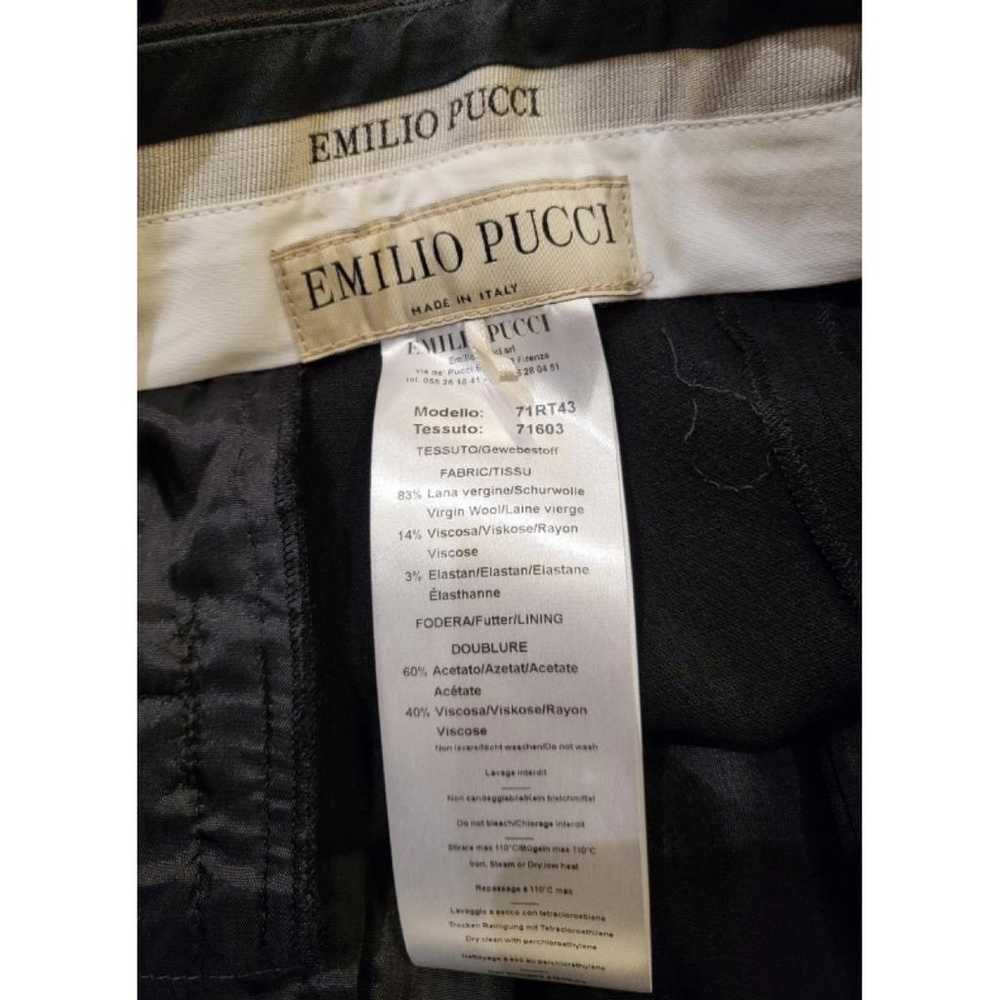 Emilio Pucci Wool straight pants - image 3