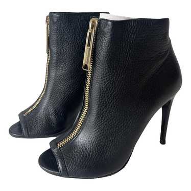 Burberry Leather open toe boots