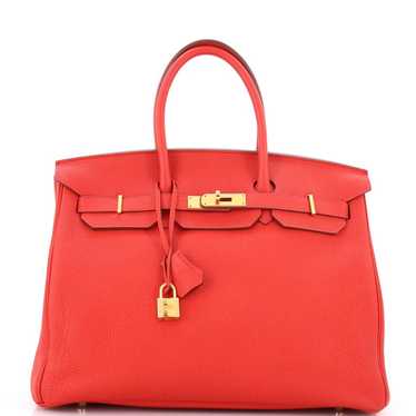 Hermès Birkin 35 leather tote - image 1