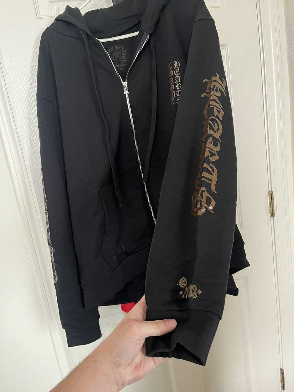 Chrome Hearts Chrome Hearts Zip Up Hoodie - image 2