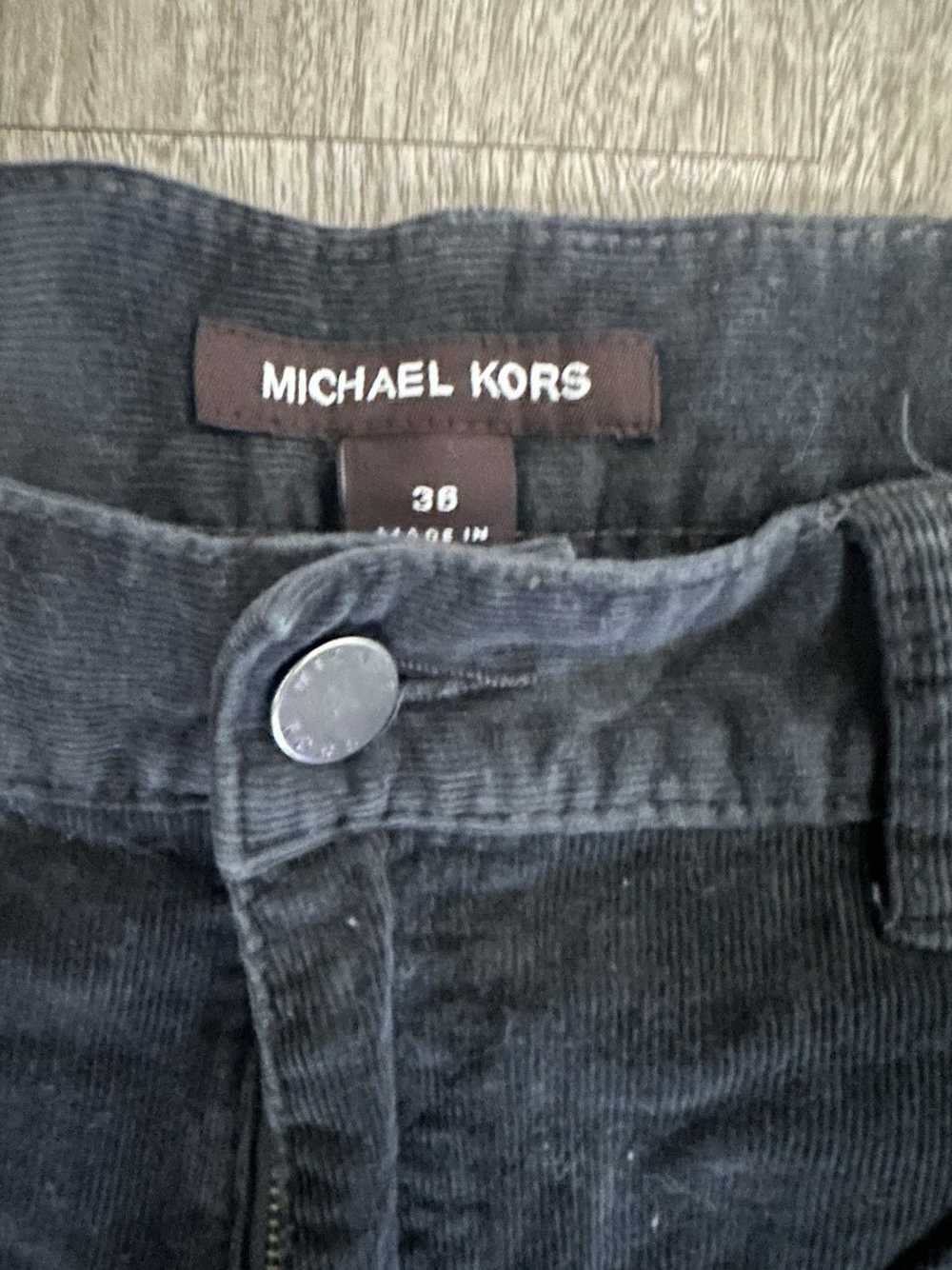 Michael Kors Black Corduroy MK Pants - image 3