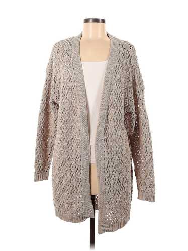 Jun & Ivy Women Gray Cardigan M