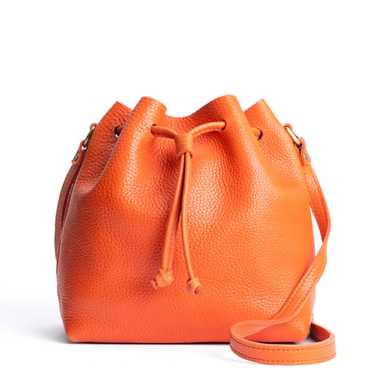 Portland Leather Bucket Bag - image 1