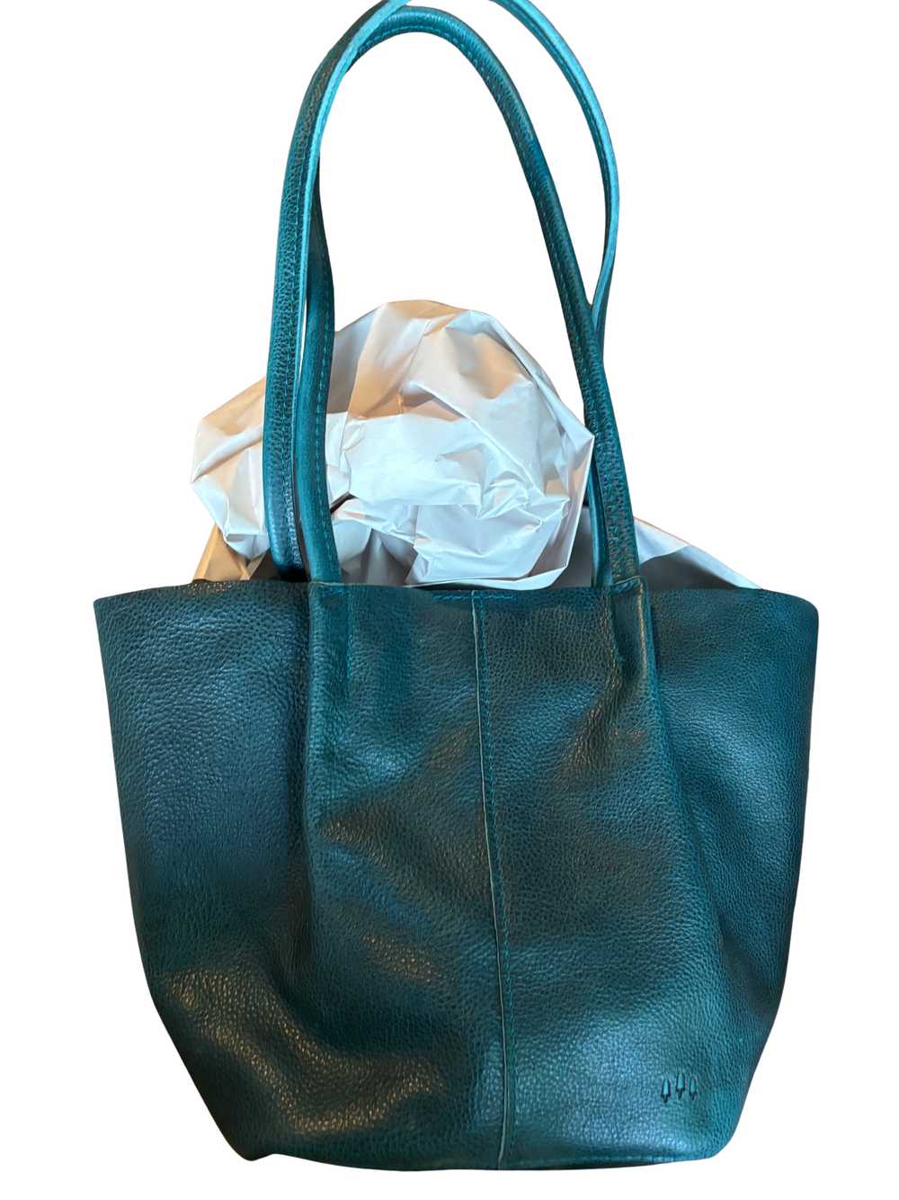 Portland Leather Large Lagoon Devan Bucket Tote (… - image 2