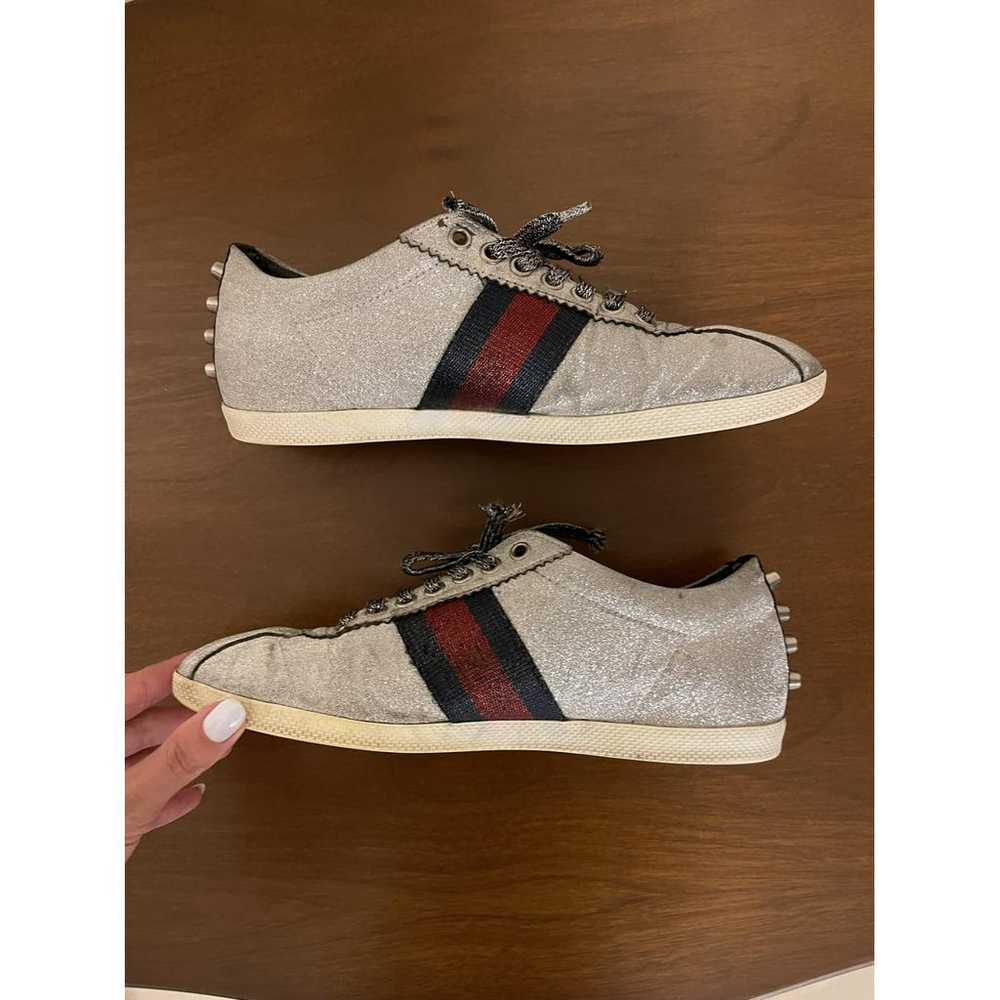 Gucci Ace cloth trainers - image 4