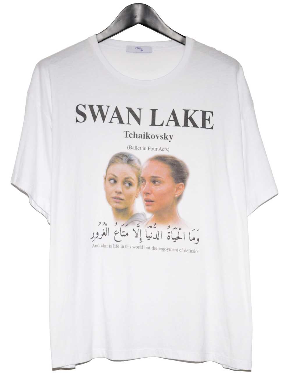 Praying Praying Black Swan Cropped Tee - image 1