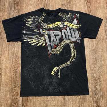 Tapout × Vintage Y2K grunge tapout “the brave die 