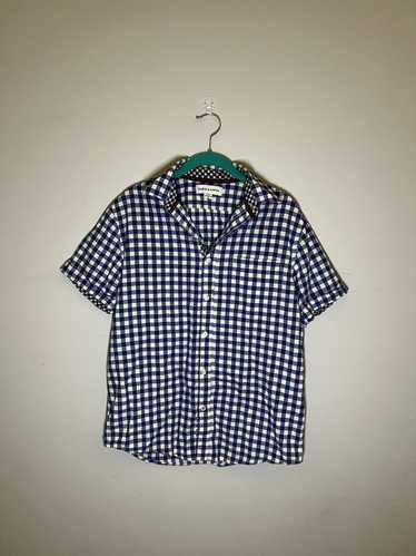 Vintage George & Martha Plaid Button Up - image 1