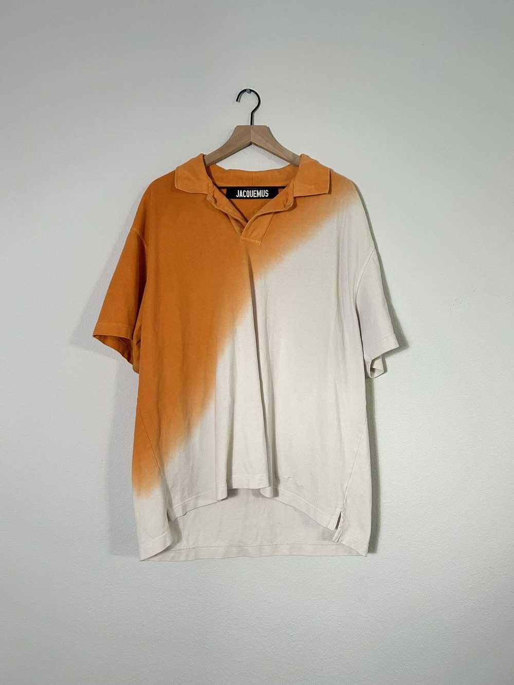 Jacquemus Sunset Dip dyed polo - image 1