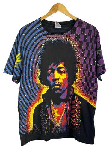 Hanes Vintage 1992 Jimi Hendrix Winterland AOP Tee