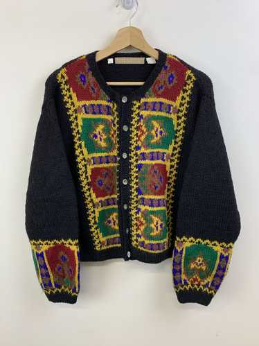 Cardigan × Streetwear Vintage 1990s Stained Glass 