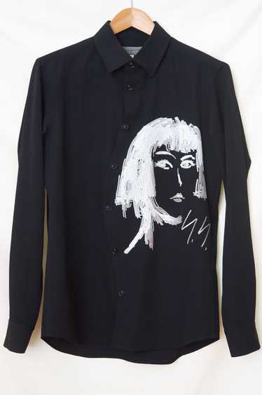 Yohji Yamamoto AW16 sequins wool shirt