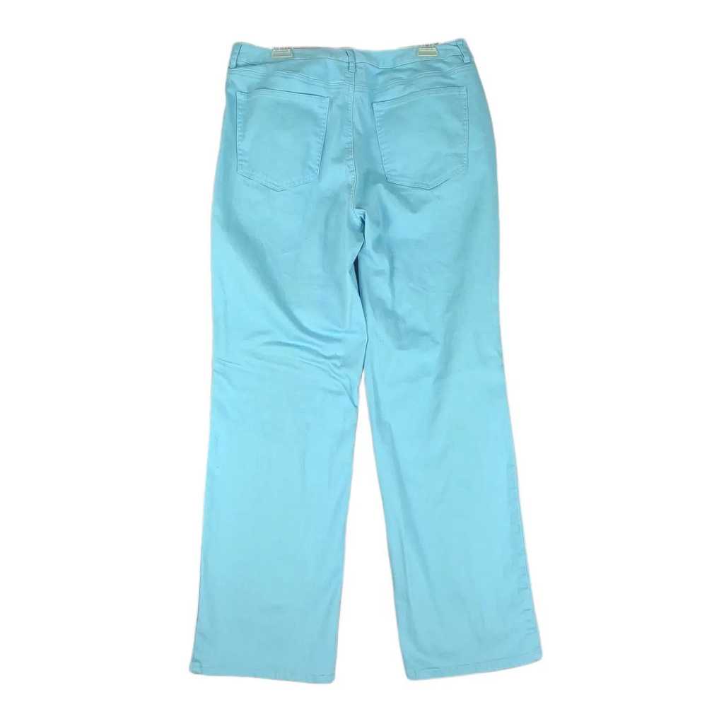 Vintage TALBOTS Women's Turquoise Stretch Denim J… - image 3