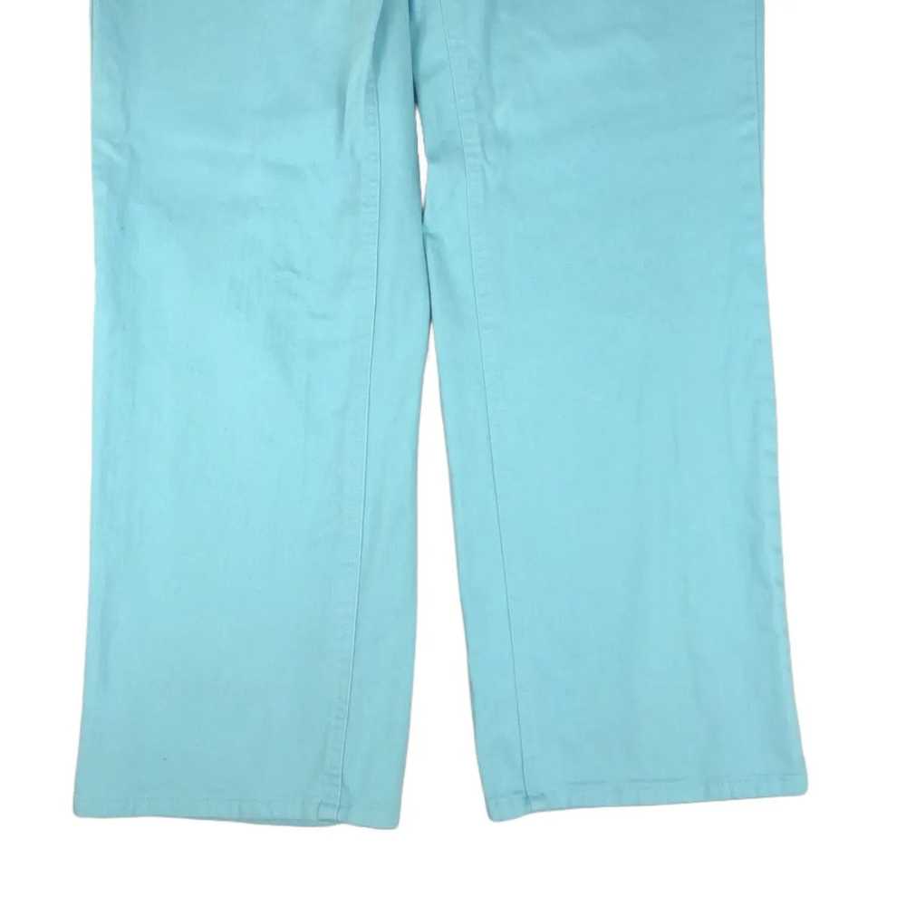 Vintage TALBOTS Women's Turquoise Stretch Denim J… - image 7