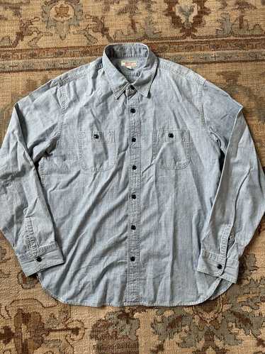 J.Crew × Wallace & Barnes Naval Chambray Denim Wor