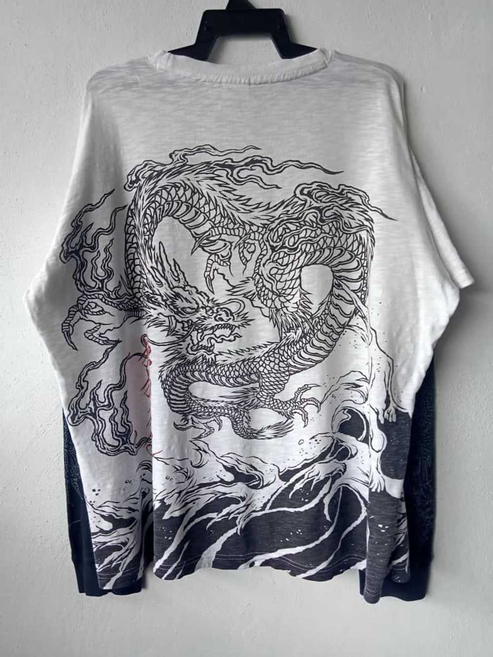 Affliction × Dogtown Dogtown Dragon Overprint Tees - image 1