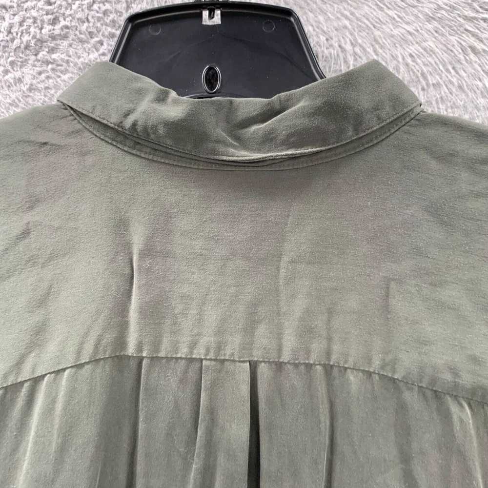 Vintage Womens Extra Large Short Sleeve Green Top… - image 5