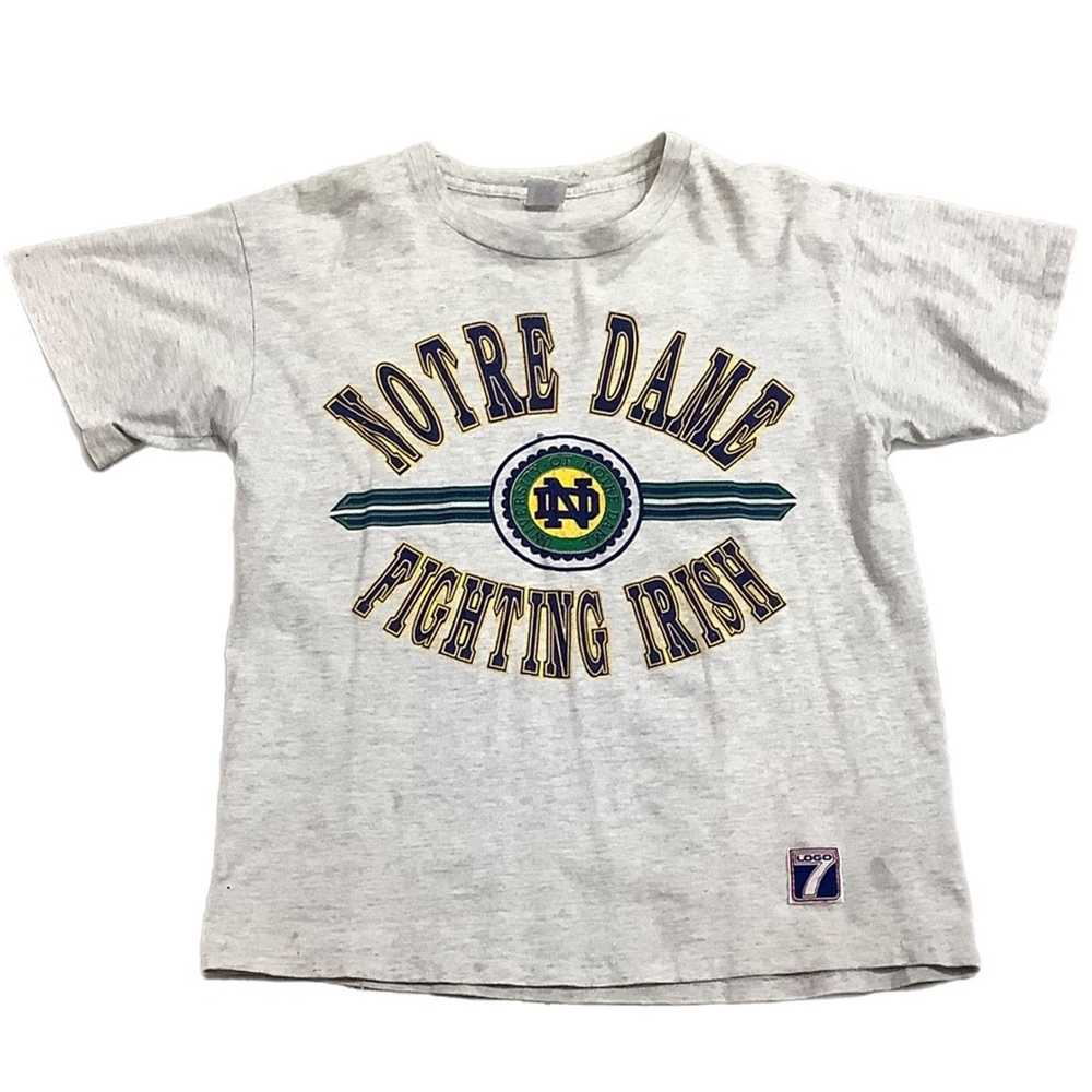 Logo 7 Norte Dame Fighting Irish Vintage T-Shirt - image 1