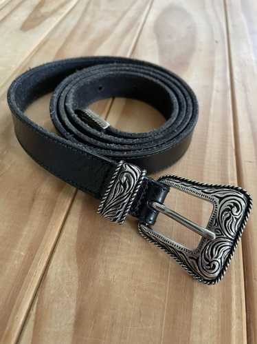 Saint Laurent Paris Western Leather Belt