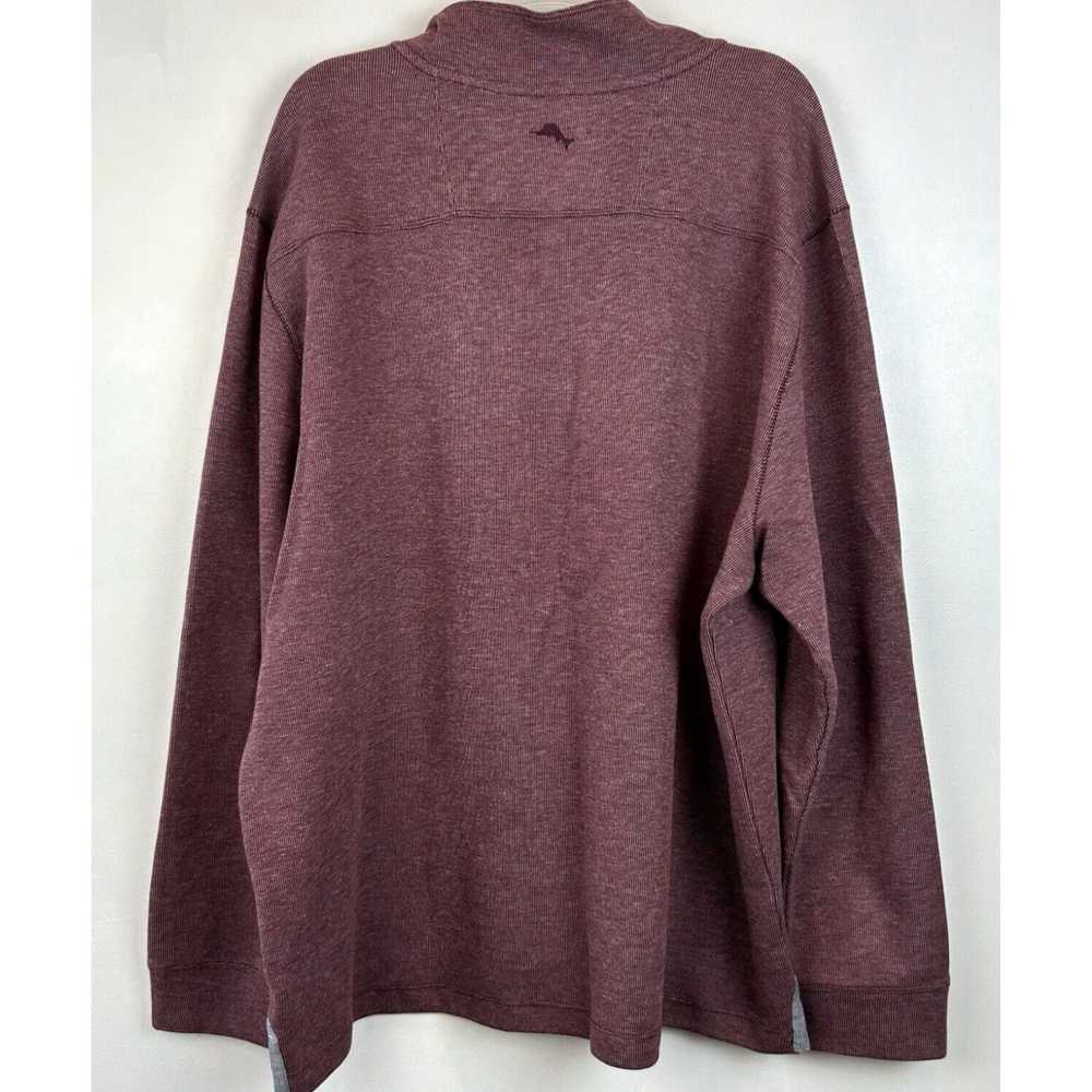 Tommy Bahama Maroon XXL Quarter Zip Pullover Shir… - image 2