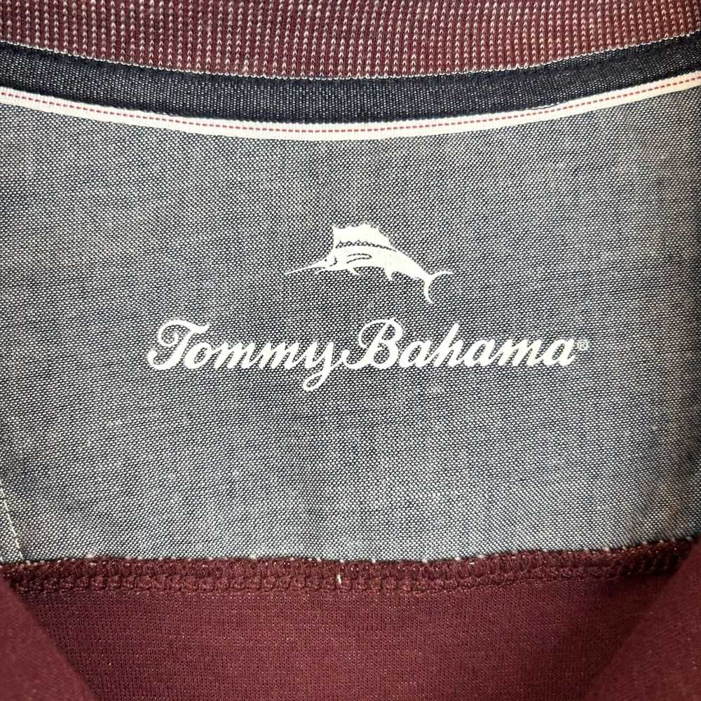 Tommy Bahama Maroon XXL Quarter Zip Pullover Shir… - image 3