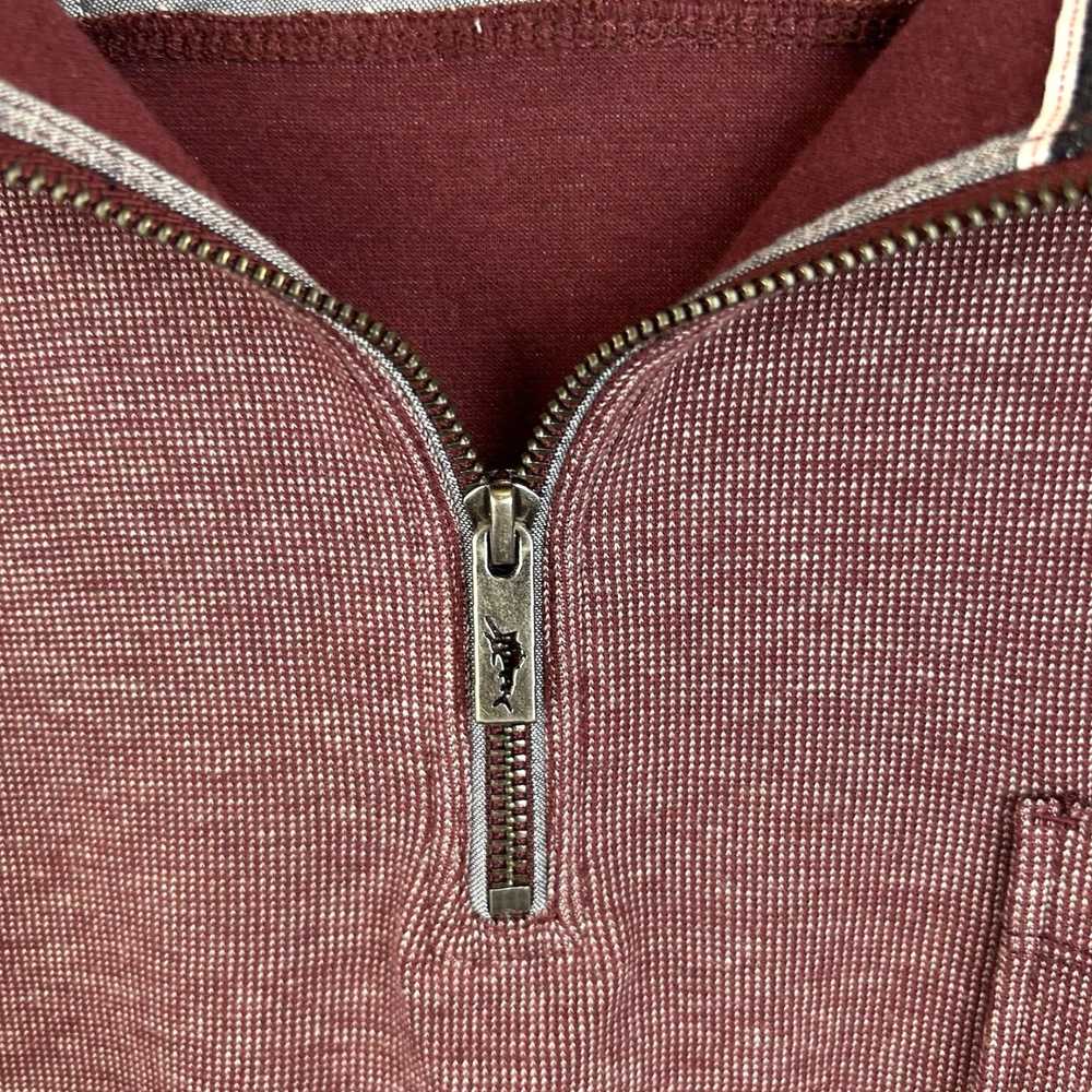 Tommy Bahama Maroon XXL Quarter Zip Pullover Shir… - image 7