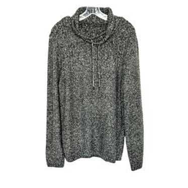 Retrofit Wms L Cowl Neck Drawstring Charcoal Gray… - image 1