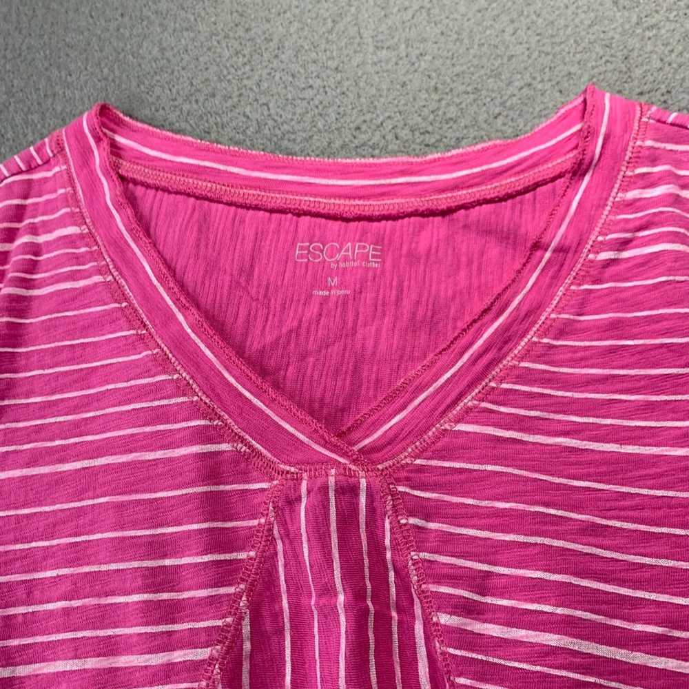 Habitat Pink White Striped Short Sleeve Medium To… - image 5