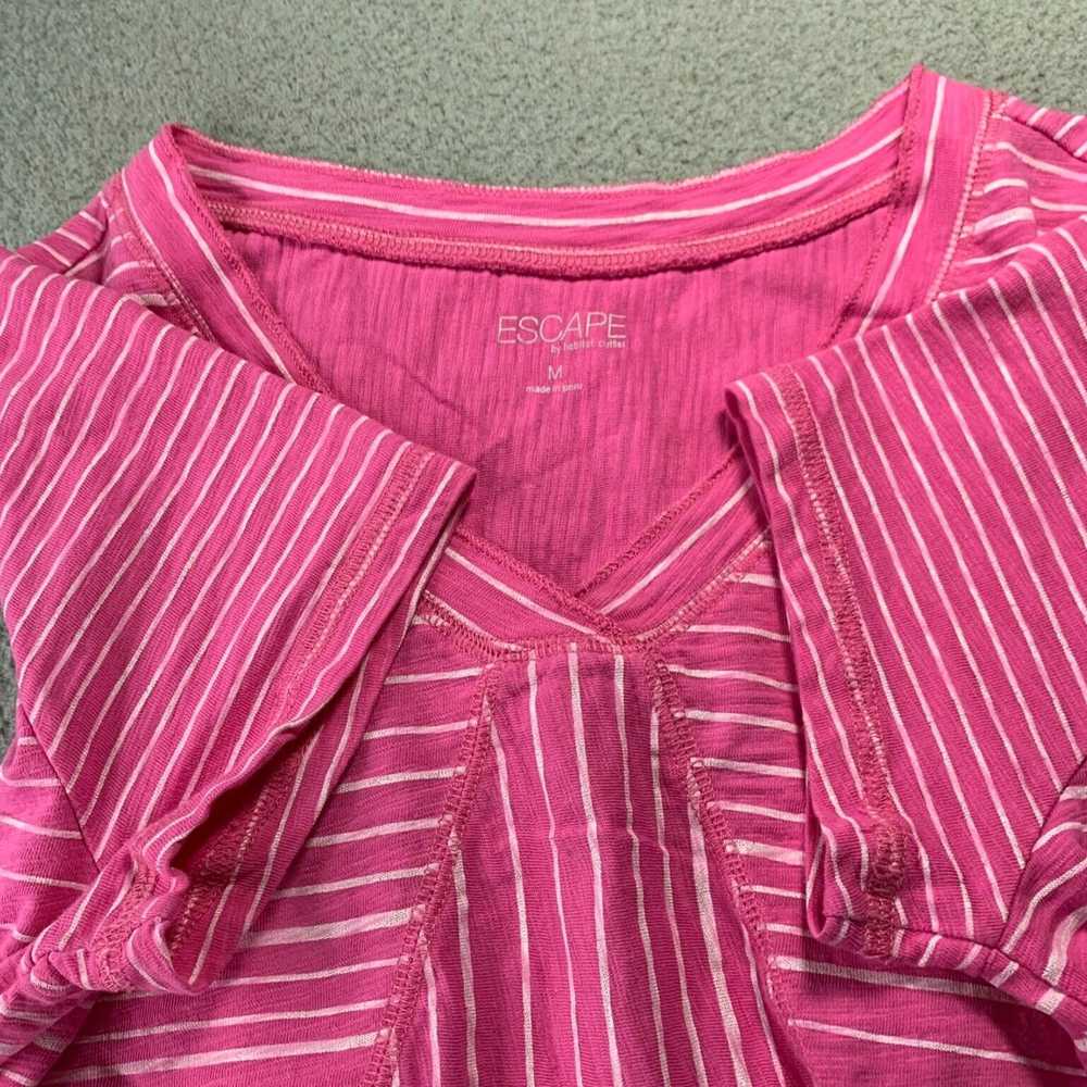 Habitat Pink White Striped Short Sleeve Medium To… - image 6