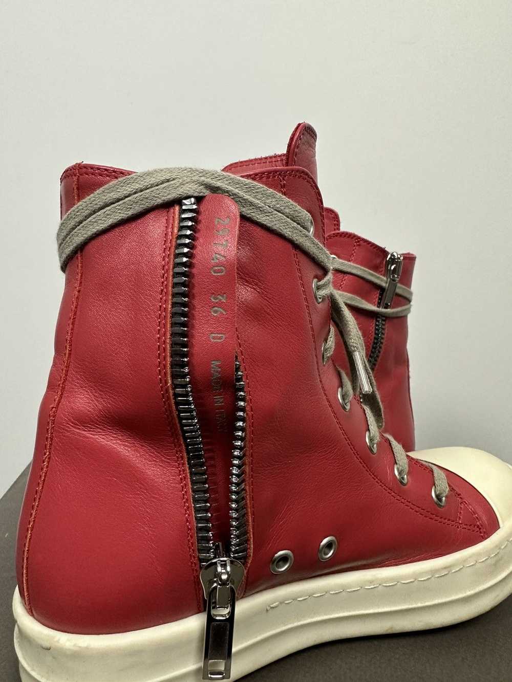 Rick Owens FW21 ‘GETHSEMANE’ Carnelian Hightop Ra… - image 11