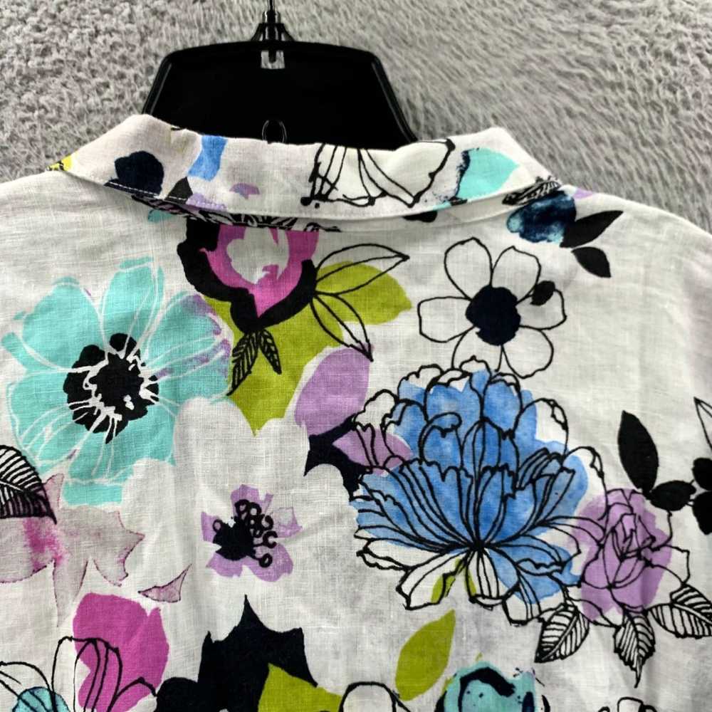 Habitat Floral Pattern Linen Blouse for Women in … - image 5