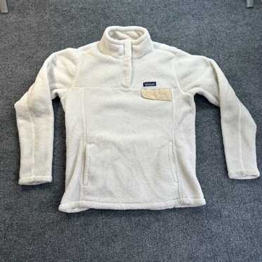 Patagonia Women's Luxurious White Fleece Pullover 