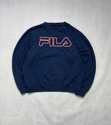 Fila Sweatshirt Fila spellout big logo vintage