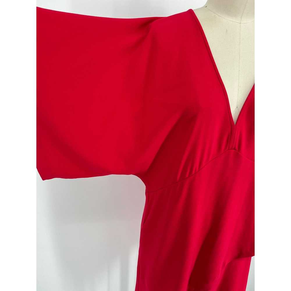 Iro IRO Ekima High Low Mini Dress Sz 36 Poppy Red… - image 3