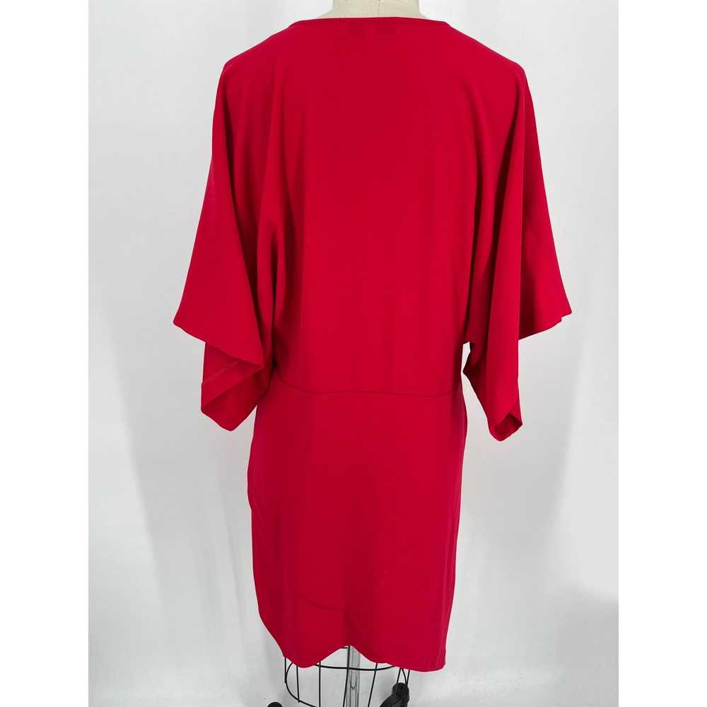 Iro IRO Ekima High Low Mini Dress Sz 36 Poppy Red… - image 6